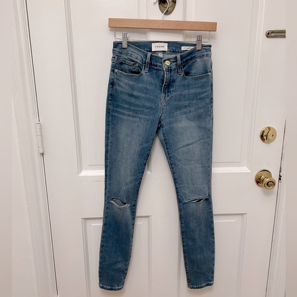 Frame Le Skinny de Jeanne jeans, size 25. - Picture 2 of 4